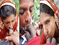 Dehati aunty eating cum MMS video